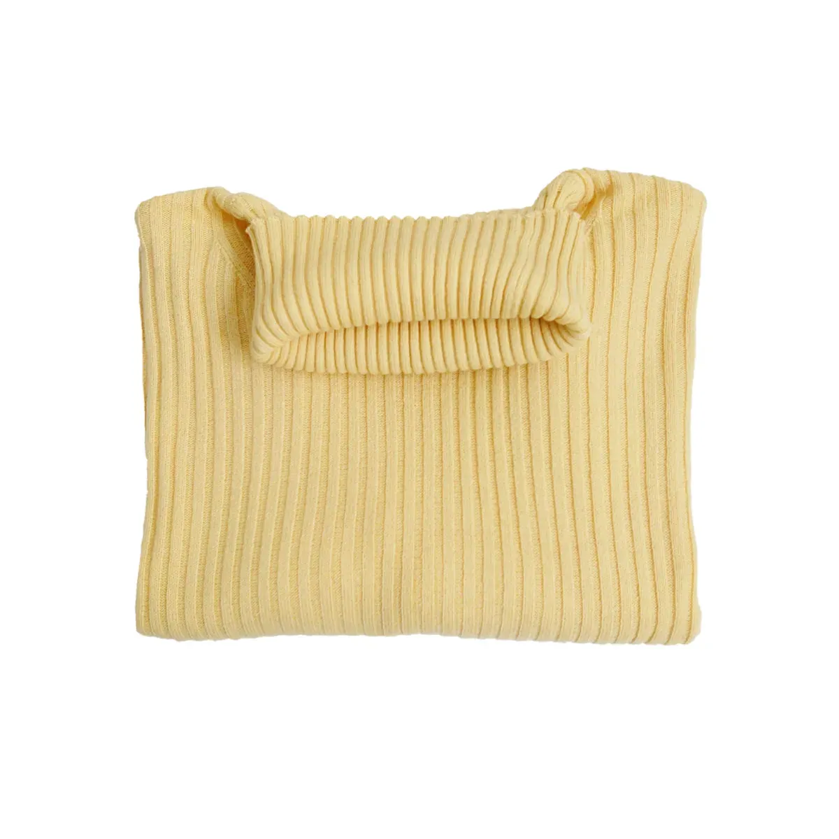 Cashmere Ribbed Roll Neck Jumper